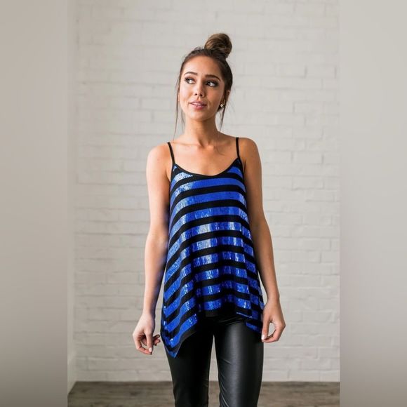 Bring On The New Year Sequined Cami - Picture 1 of 6